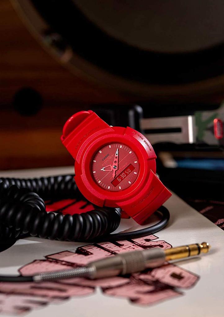 CASIO Casio Watch Waterproof Revival Red G-SHOCK G-Shock Men's AW-500 Ana-Digi AW-500BB-4E [Item]
