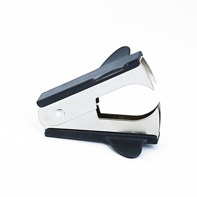 Tri-Color Staple Remover: Black, Red, Blue. Handheld, Labor-Saving Tool for Easy Nail Removal.