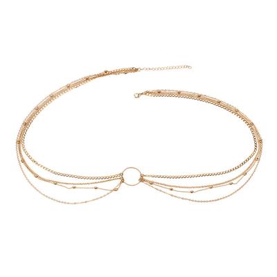 Women Belly Body Chains Bohemian Multilayers Gold Color Waist Chain Body Jewelry