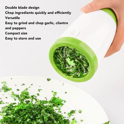 Manual Graters Grinder Swivel Handle  Multifunctional Double Blade Stainless Steel Spices  for Kitchen Accessories