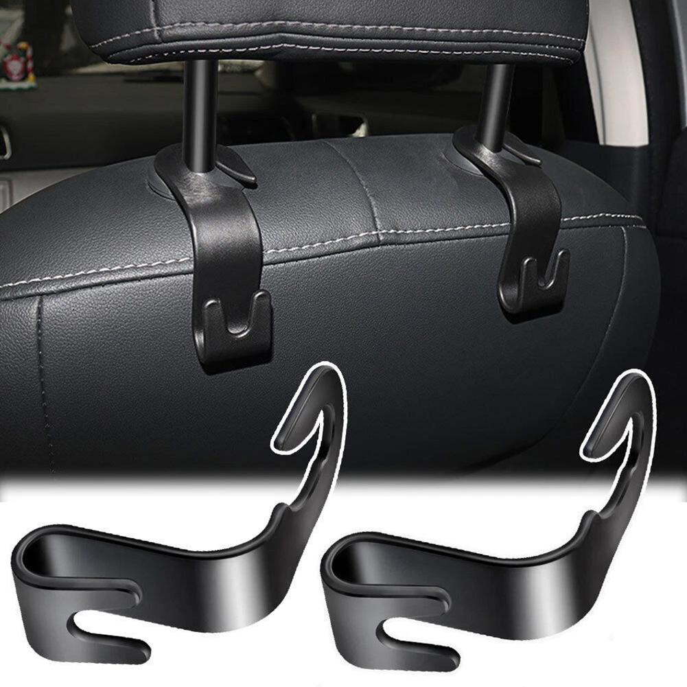 Universal Car Headrest Back Seat Hook Hanger Vehicle Organizer Holder for Stonego Handbags Purses Coats and Grocery Bag