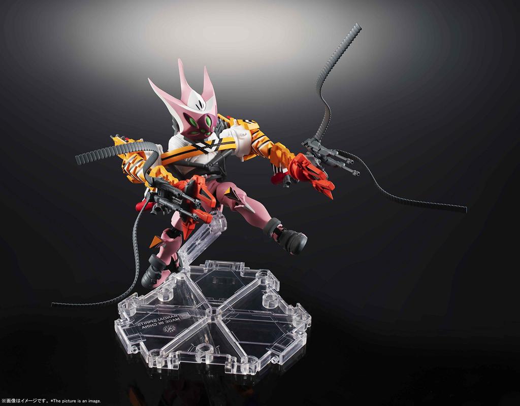TAMASHII NATIONS NXEDGE STYLE Evangelion Unit 8 Extraordinary Battle Form 100mm Figura Móvel Pintada [UNIDADE EVA] Aprox.. PVC e ABS