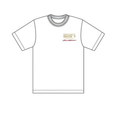 Honda PROJECT W Size L BIG-1 T-shirt (White) 0SYEP-75A-WL