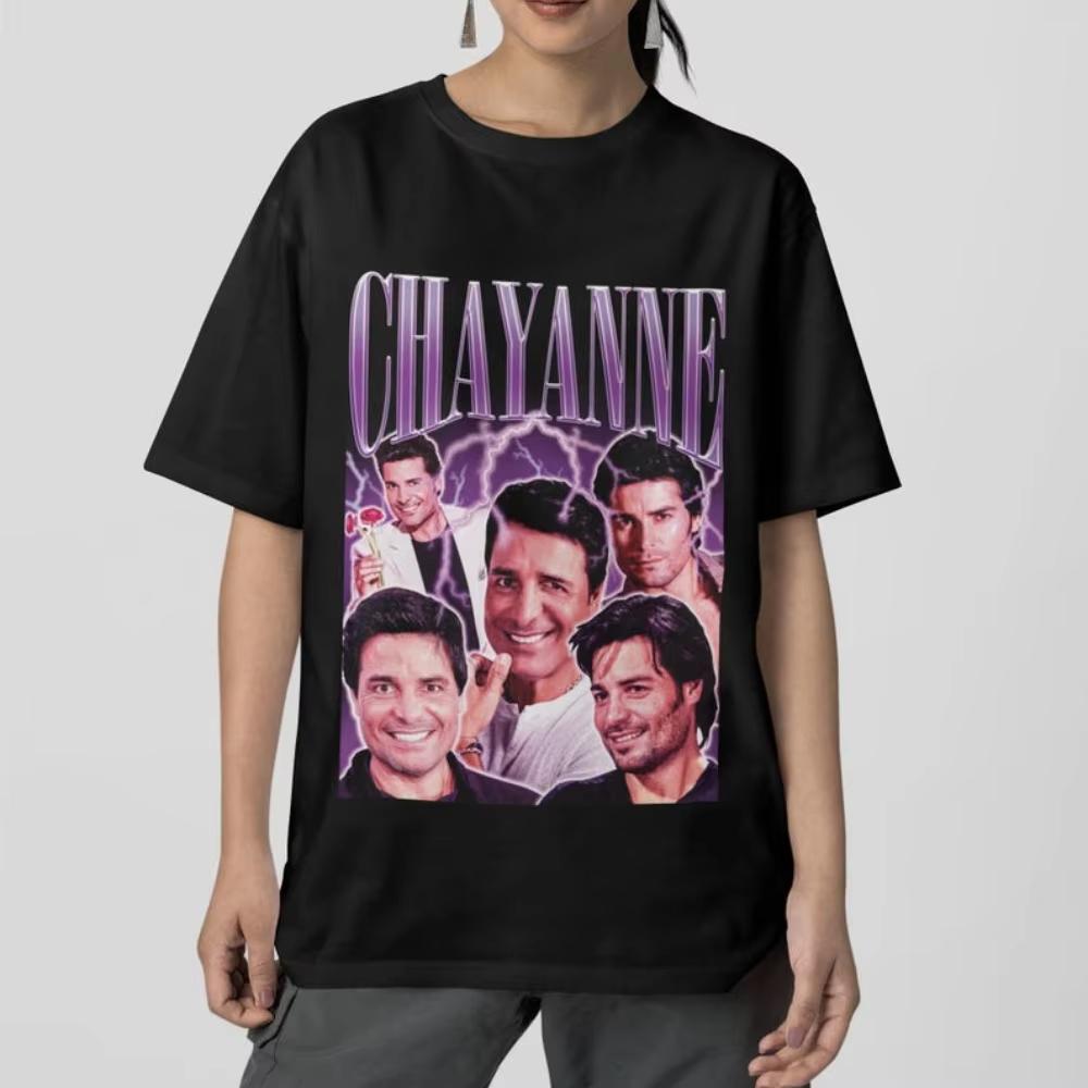 

Chayanne Vintage Retro Women TShirt Chayanne Fan Gift T Shirts Chayanne Lover Shortsleev High Quality Cotton Graphic T Shirts S