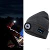 for Men Sports , Rechargeable Outdoor Hiking Flashlight Hat with Speaker Gifts Lovers
