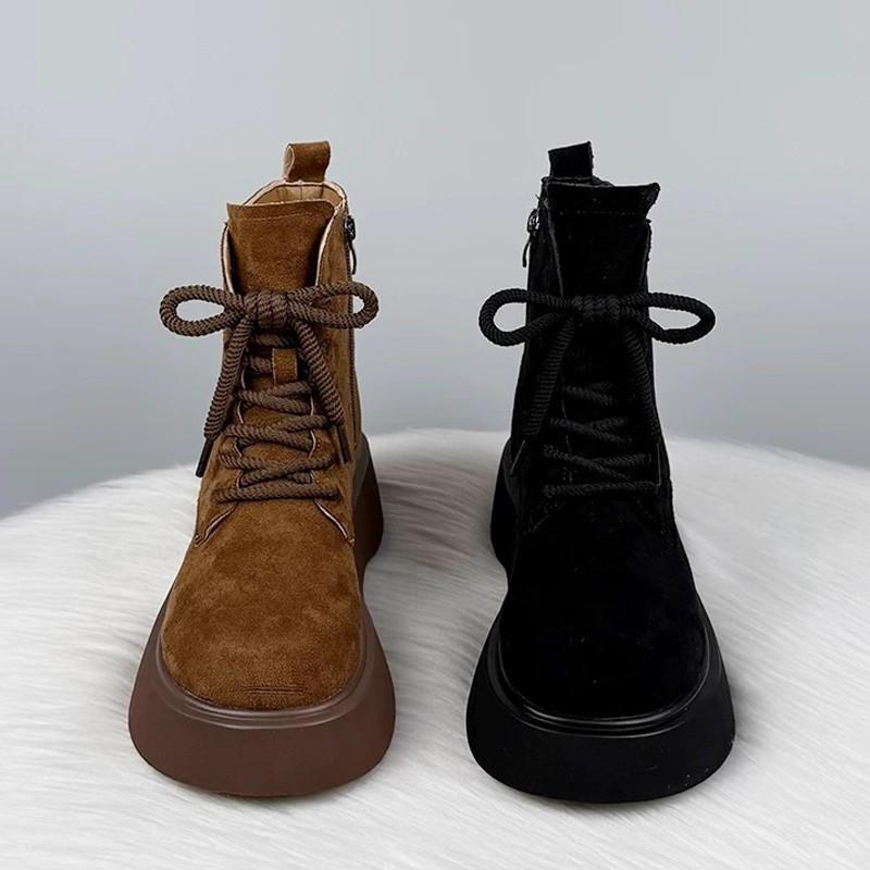 Damen leichte bequeme dicke Sohle kalte warme gefütterte Schneestiefel rutschfeste abriebfeste Outdoor-Freizeit-Sport Martin Baumwollstiefel