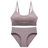 Drahtloses Push-up-Camisole-BH-Set für Damen: Nahtlose, gepolsterte, bequeme Nachtwäsche zum Schlafen, Schöner Rücken, Große Größen, Teenager