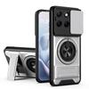 Lyxigt Pansar PC+TPU Magnetisk Ringfäste Fodral för MOTO Edge 70 Ultra Fusion+ G77 G67 G17 G86/56/85/75/55/35/05 Skjutbart Linsskydd