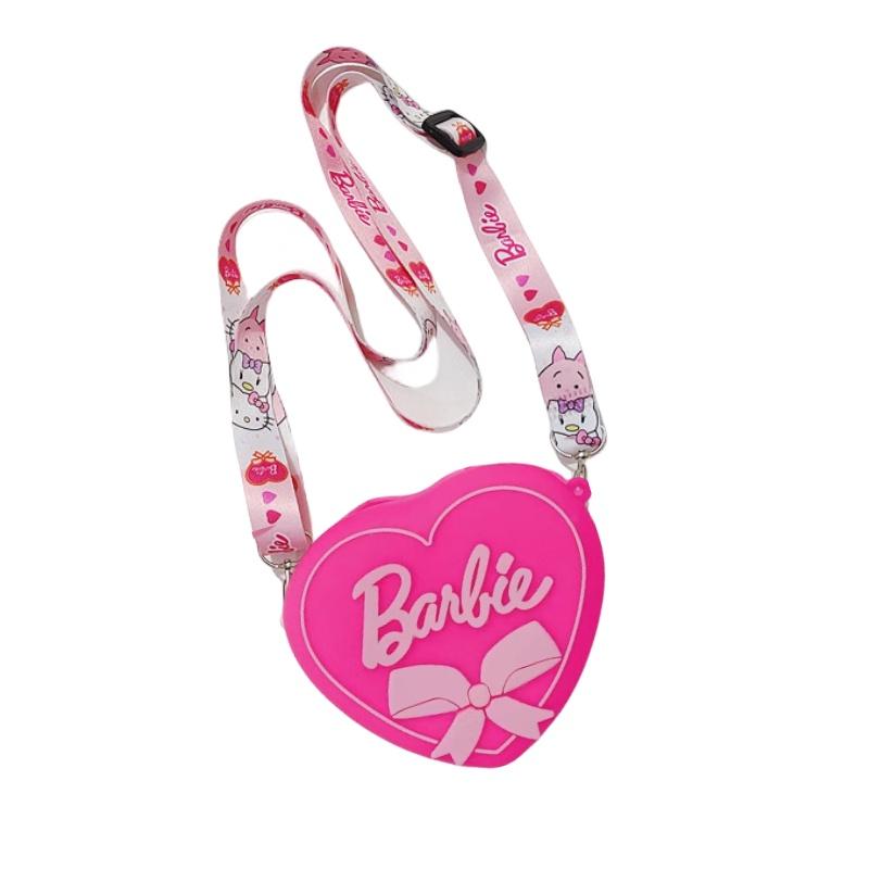 2023 New Arrival Barbie Silicone Shoulder Bag For Kids Cartoon Design Wholesale