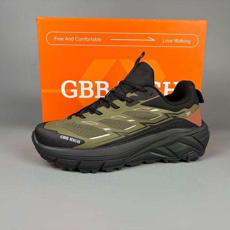 Classic Brand Comfortable Anti Slip Trekking Sneakers Top Quality Thick Soled Outdoor Hiking Shoe Mens Mountain Climbing Shoe