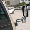 1 Set Truck Tricycle Reversing Convex Mirror with Rod Auxiliary Lower View Mirror