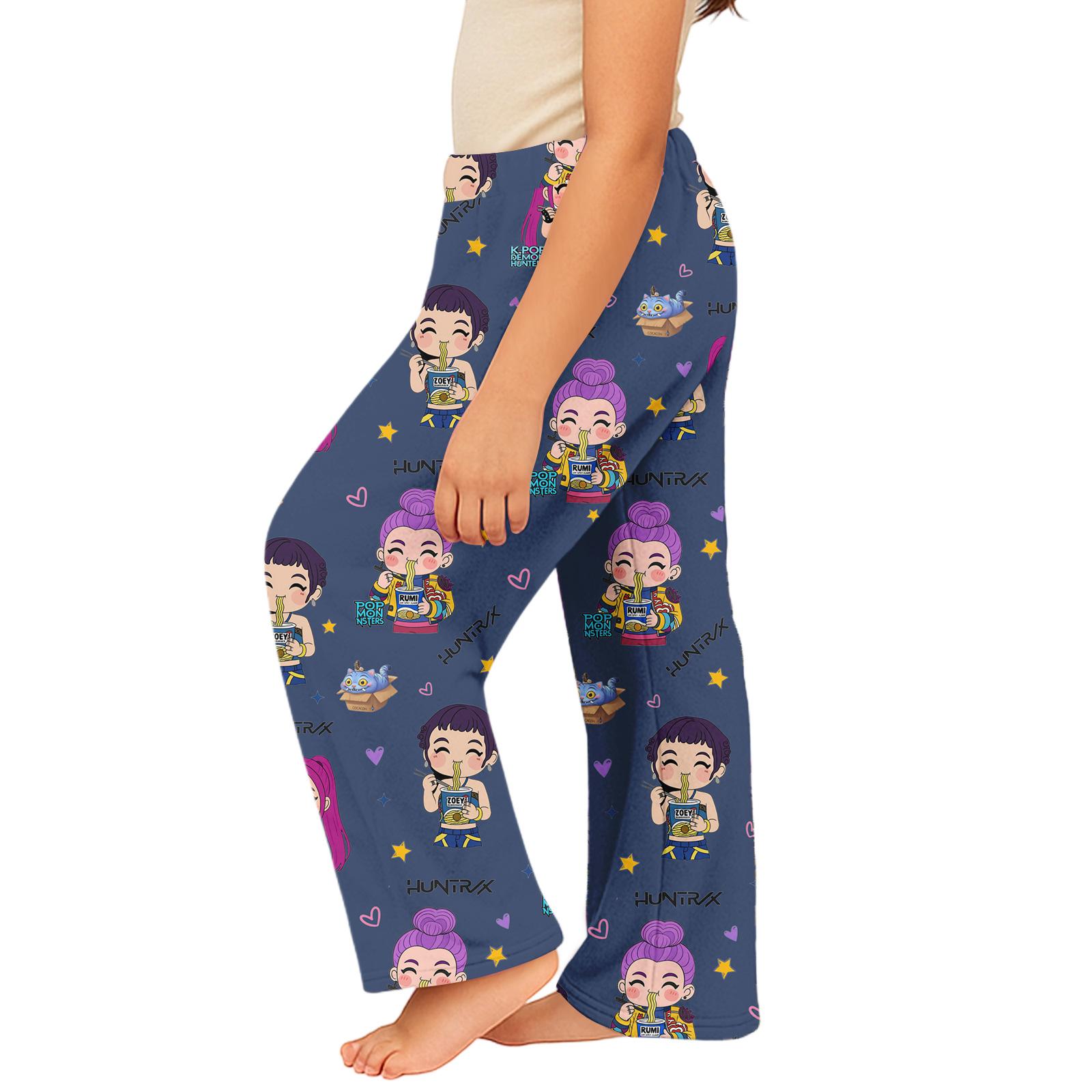 

Детские зимние брюки полной длины с длинным рождественским принтом 160