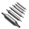 60-Degree Angle Center Drill Bits Metalworking Tough Material 60-Degree Countersink Accurate Center Holes High Speed Steel