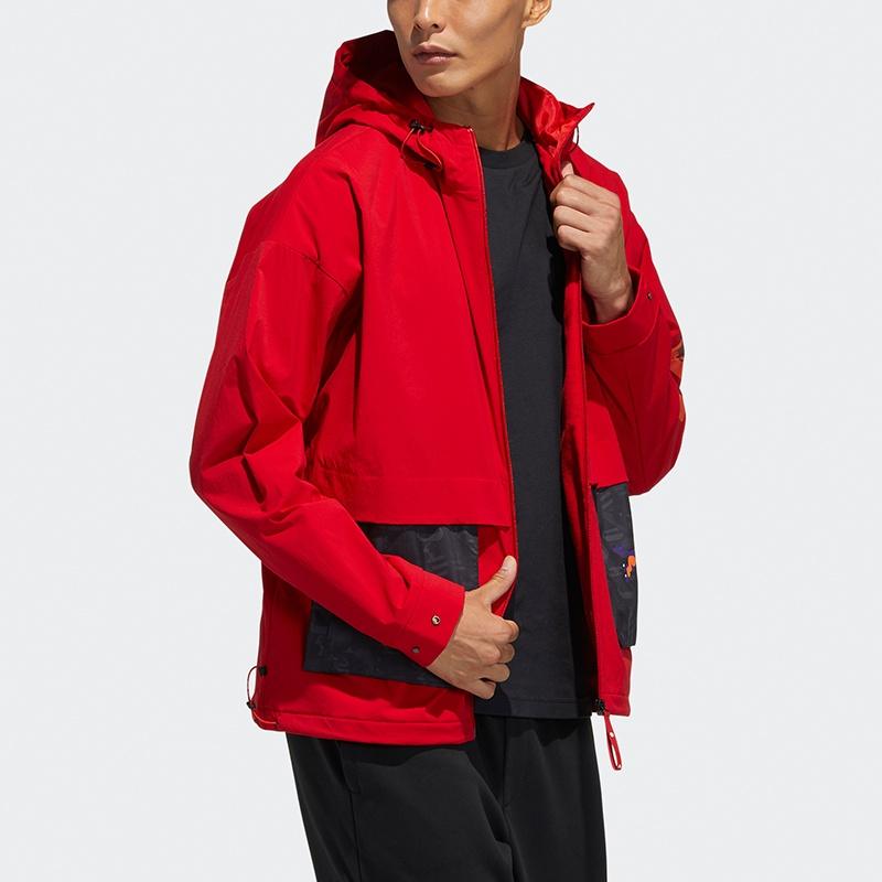 adidas Cny Jkt New Year's Edition Casual Sports Hooded Jacket Red Men's GP1822