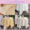Nordic Waffle Weave Tablecloth With Thick Cotton Fabric For Home Dining Decor
