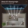 120 Inch Portable Metal Projector Screen AntiLight Movie Screen 16:9 3D 4K 1080P HD Foldable