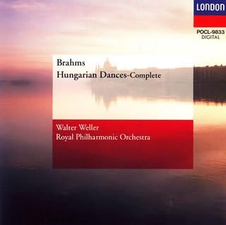 

CD WALTER WELLER Brahms Hungarian Dances complete POCL9833 LONDON 1997 Japan ObiClassical Used