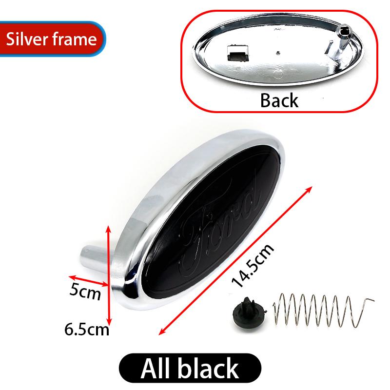 14.5x6.5cm ABS Spring Replacement Emblem Badge For Ford Mondeo Focus Fusion MK2 MK4 F150 F250 Auto Exterior Tuning Accessories