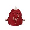 Schoolbag Backpack Women's Large Capacity Daily Leisure Versatile Student School Bag Mountaineering Bag Travel Backpack Drawstring Cute Backpack