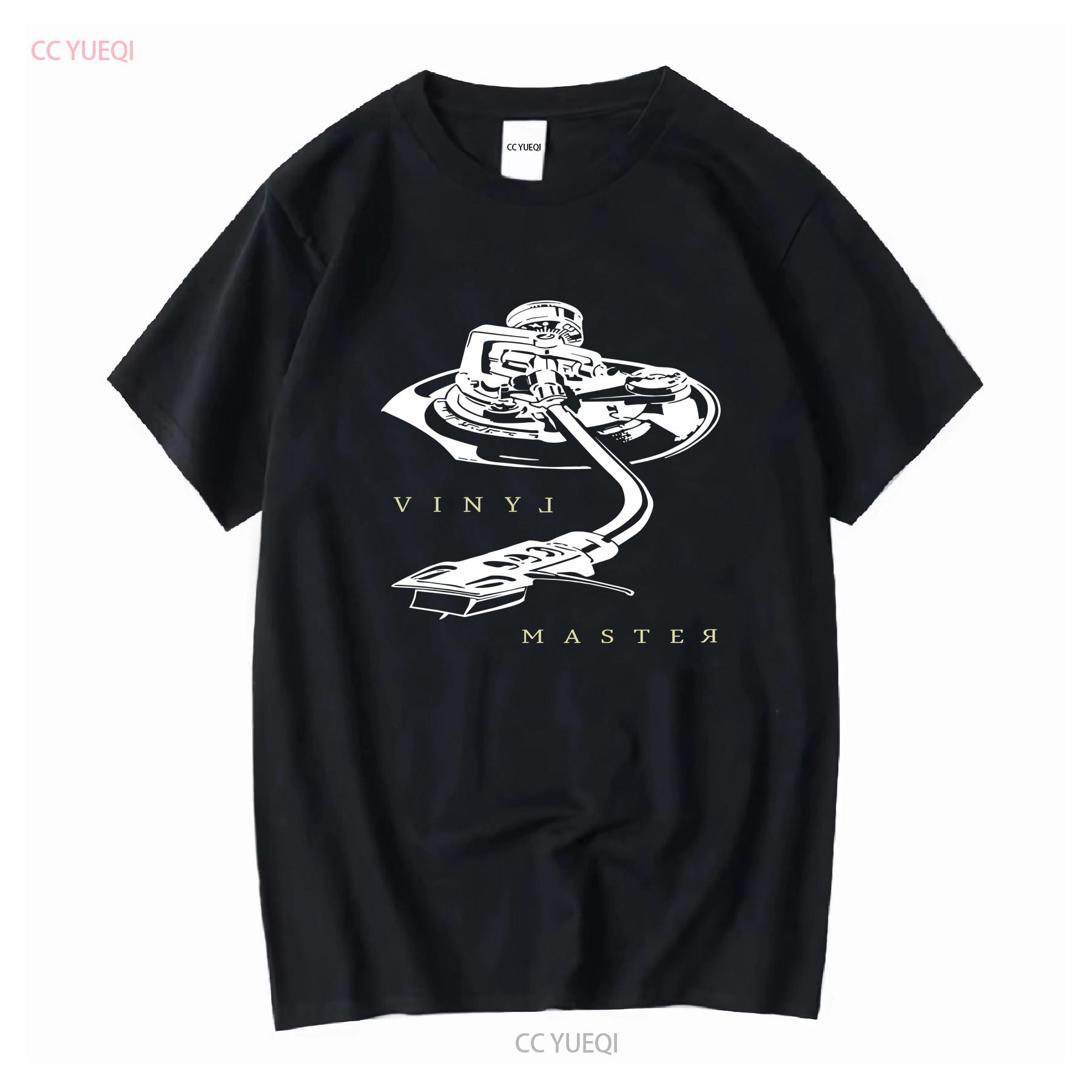 

Retro T Shirt Vinyl Master Technics mk2 sl 1200 gift DJ tonearm vintage Washed fashion Versatile Slightly Breathable Stretched 4XL