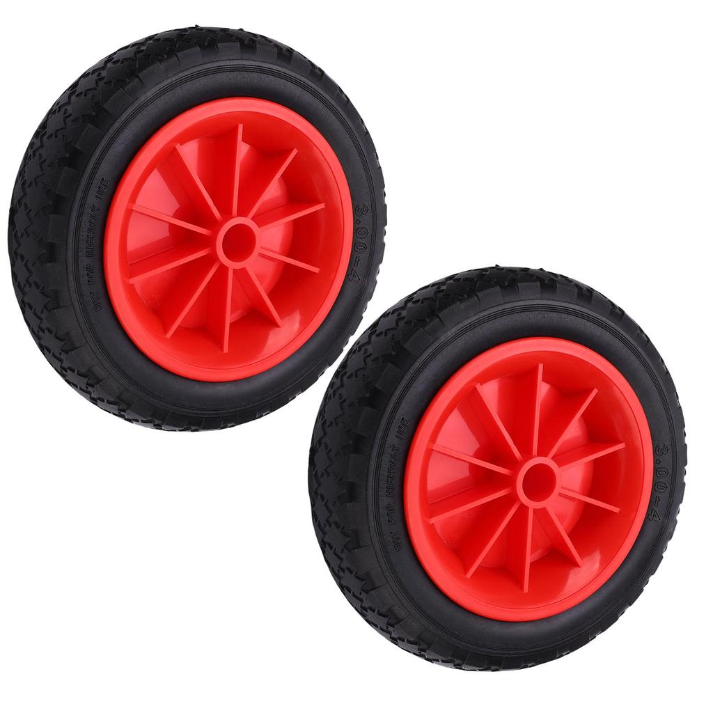 1 Pair 10 Inch Kayak Cart Solid Tire Wheel Replacement Puncture Proof for Kayak Canoe Trolley Cart