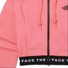 The North Face Lockeres Kapuzen-Kurzarm-Sweatshirt mit Reißverschluss Damen Oberteile Rosa NJ5JP80L