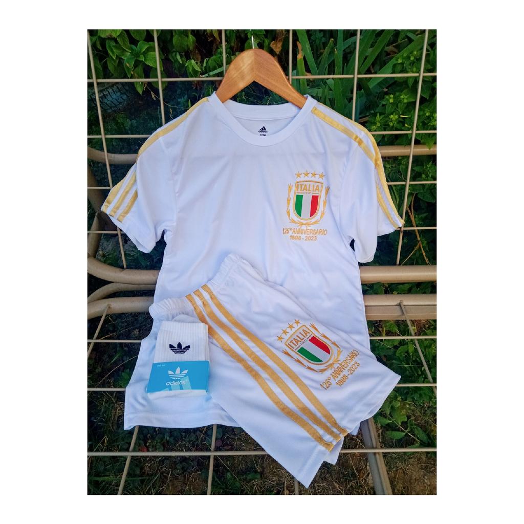 Neue Saison Italien 125. Jubiläum Sonderdesign Anonymous Kinder-Trikotshorts und Socken im Dreierset