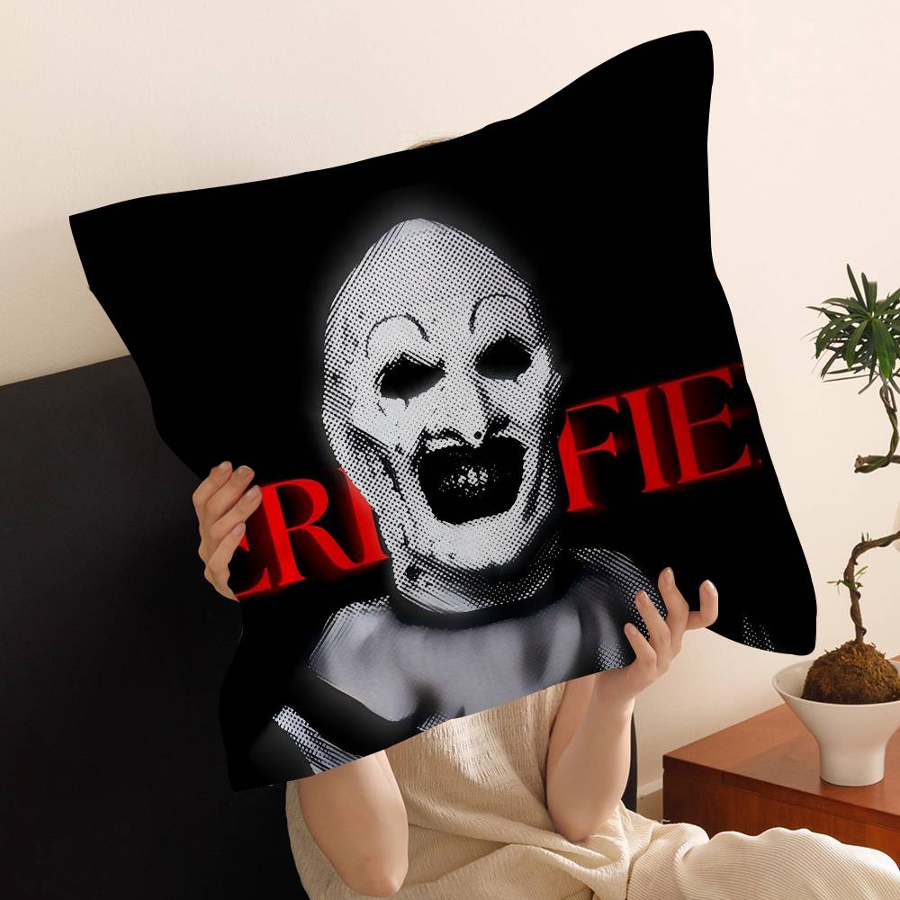 Horrorfilm T-TERRIFIER Kussenhoes Kussensloop Woonkamer Bank Huisdecoratie Op Maat