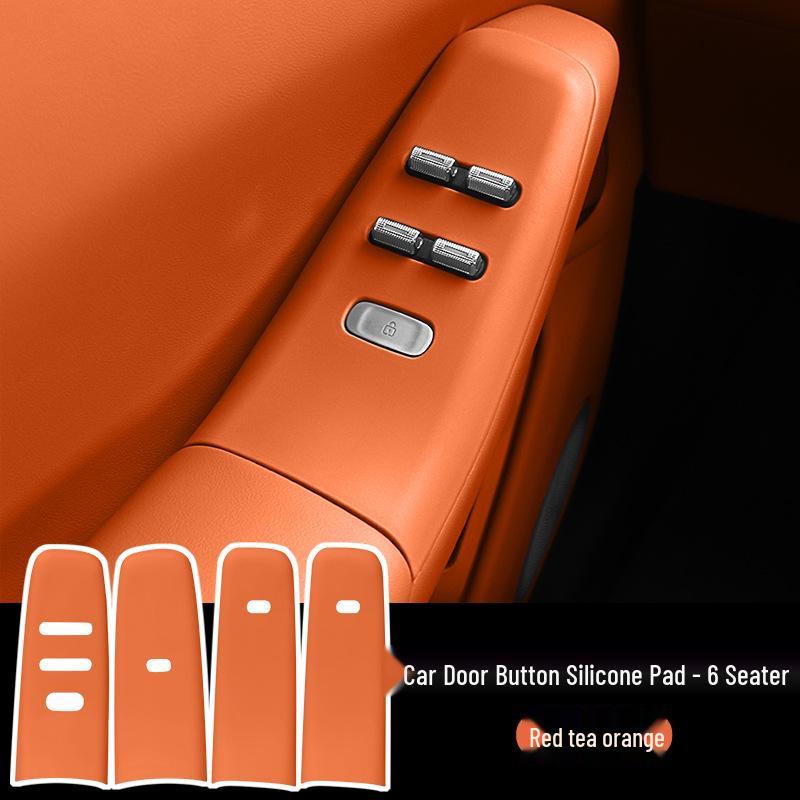 Fits 26 Models: AITO New M7/M8 Car Button & Window Panel Silicone Protector