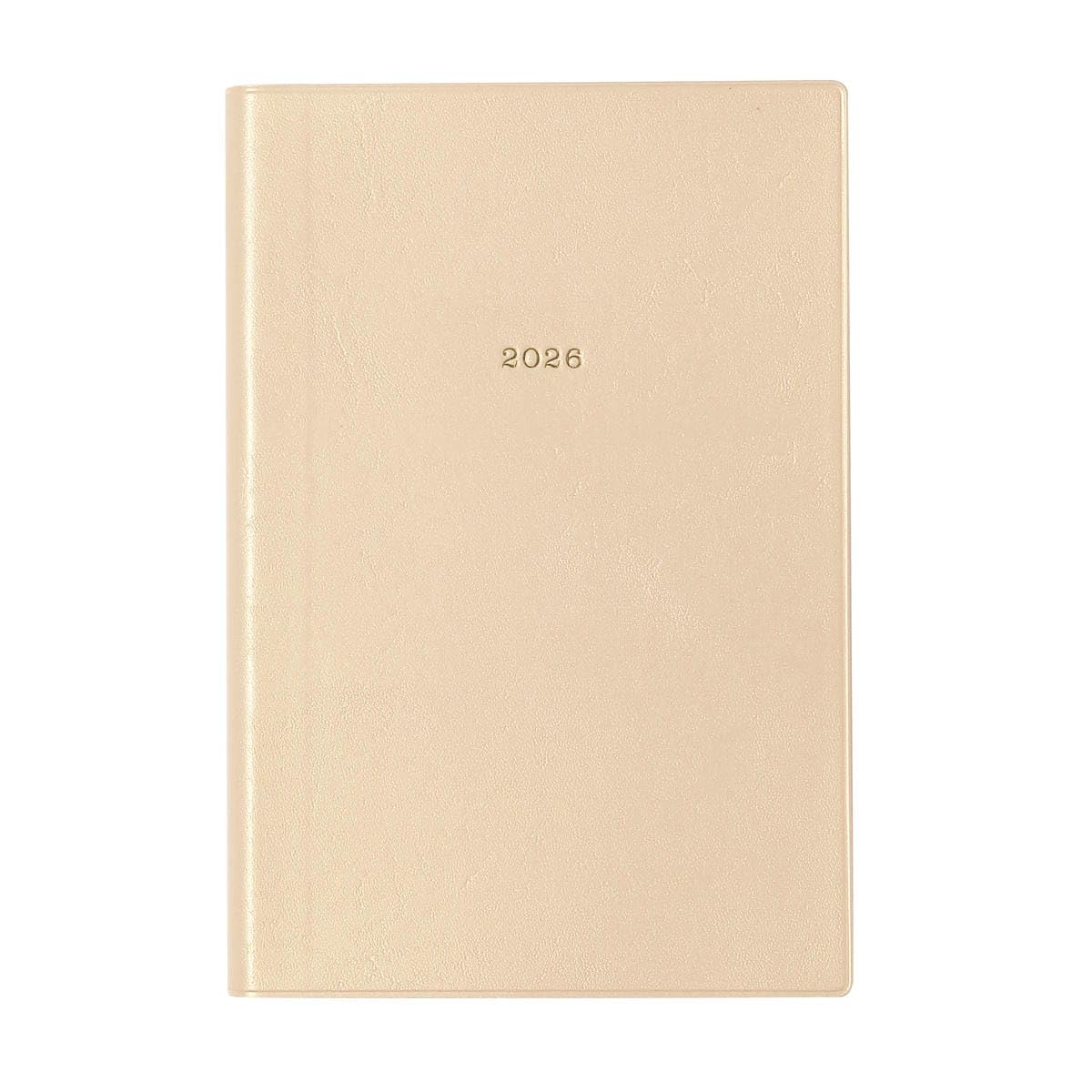 

2026 Planner, January 2026, 1 Page per Day, B6 Size, Nuance Color, Champagne Gold, EDiT, 26WDR-ETA02-CG