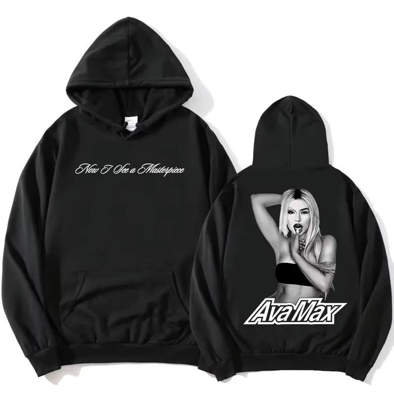 Ava Max Don't Click Play Album Men's long-sleeved hoodie graphic casual sportswear a masterpiece of hoodies