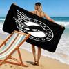 Collingwood Magpies Druck Strandtuch, Großes Weiches Schnelltrocknendes Handtuch für Strand Camping Schwimmen