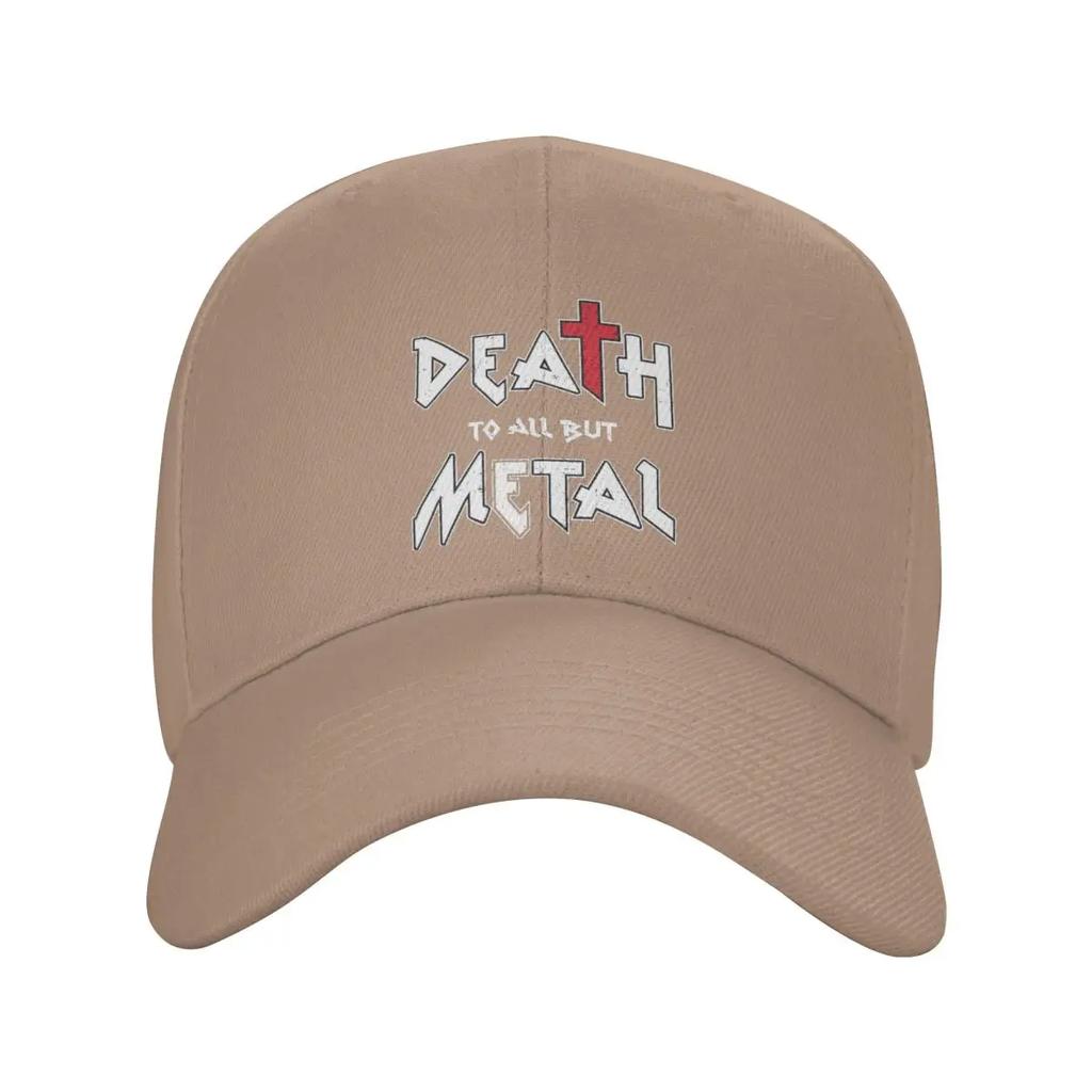 Personalized Cool Death To All But Metal Rock Gift Baseball Cap Unisex Women Adjustable Adult Dad Hat Spring Sun Hat