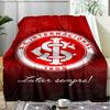 1PC SC Internacional1 Printed Soft Flannel Blanket Throw for Adult Bedroom Living Room Sofa Camping Travel Fan Gifts Christmas Gifts