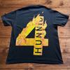 4hunnid YG Flames T Shirt Mens Large Black Rap Hip Hop Double Sided Logo Merch Unisex T-Shirt