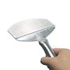 Stainless Steel Bucket Scoop Arc-shape Shovel Bucket Scoop Drywall and Plaster Tool for Drywall Finishing