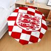 1 Stück England Fußballwappen Aufdruck Regenschirm Faltbarer Regenschirm, Automatischer Regenschirm 8-Rippen für Reisen, Camping Fan Geschenke Weihnachtsgeschenke