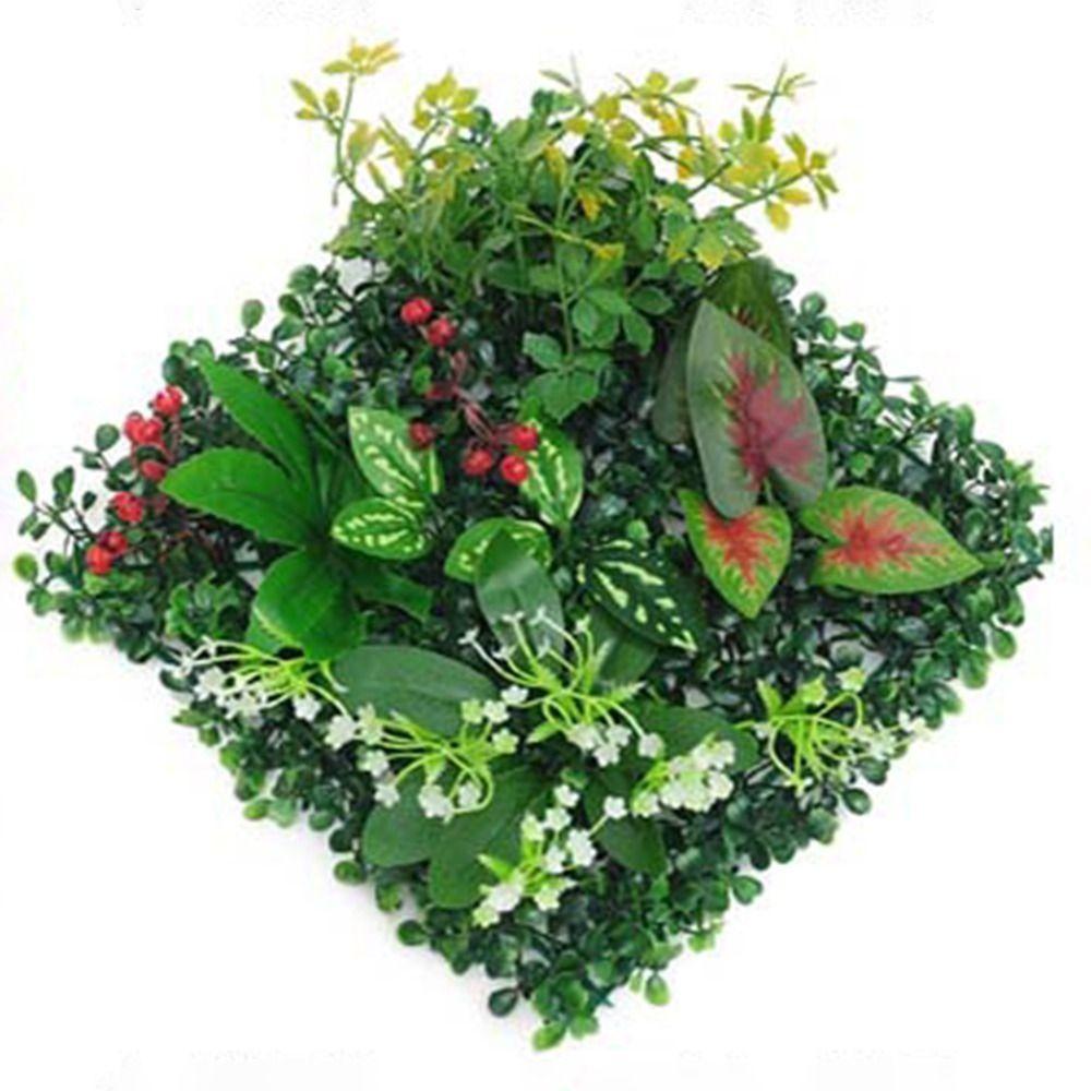 Durable Artificial Eucalyptus Carpet DIY Simulation Maple Plant Sheet  Home Garden Fence