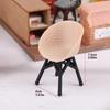 1Pc Dollhouse Miniature Simulation Balcony Rattan Chairs Furniture Model Doll House Accessories Decoration Toy