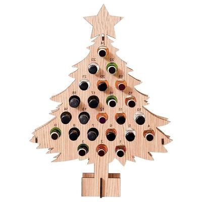 Adult Christmas Tree Countdown Decorations Christmas Wine Rack Wine Holder Decor