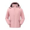 Men's Trendy Fleece-Lined Outdoor Mountaineering Jacket - Waterproof, Windproof, Plus Size Winter Coat for Couples