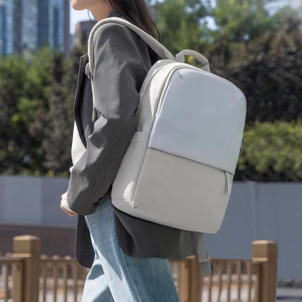 Laptop Backpack Men Business Commuter Lightweight 15/16 Inch Notebook Travel Bag Women Cloud Gray