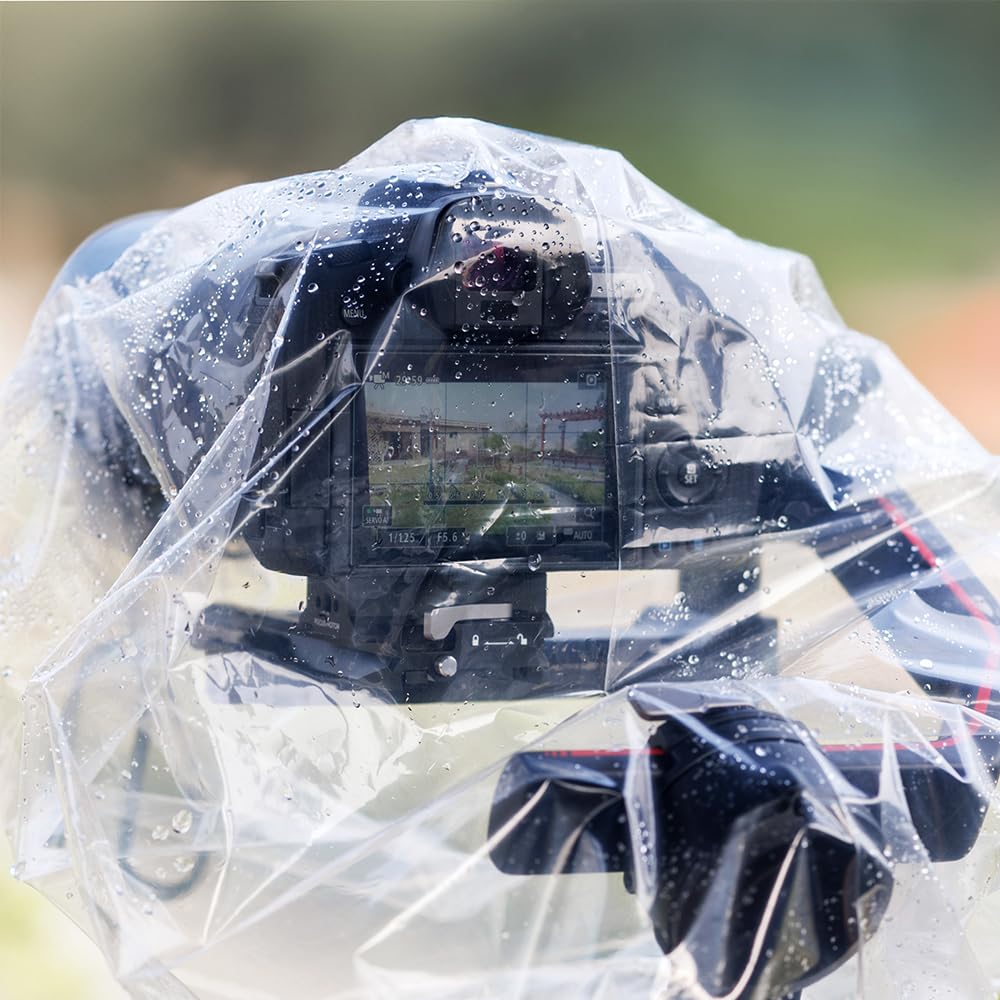 JJC Camera Rain Cover for Video and DSLR Outdoor Dimensions x x Compatible with DJI RS 3 RS 3 RS 3 Zhiyun Mini Tripod and Nikon Cameras of