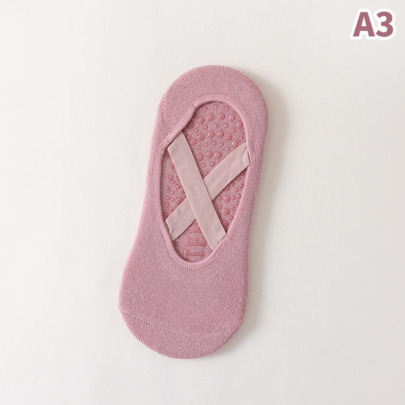 

Женские дышащие носки для йоги с махровым низом, силиконовой нескользящей повязкой, носки для пилатеса, женские хлопковые носки для балета, танцев, фитнеса, тренировок розовый