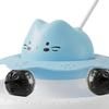 Electric Cat Interactive Toy with Feather & Track Ball, 4-in-1 Automatic Smart Cat Teaser Toy, Indoor Cats Boredom Enrichment Toy