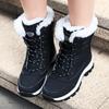 Winter new velvet warm high-top women's shoes student fashion trend medium tube snow boots outdoor cotton shoes women