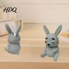 Fun Office Stationery Holder 3D Printed Rabbit Pen Holder Large Capacity Desk