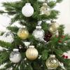 30pcs 6cm Christmas Ball Set Plastic Hanging Ornament Crafts Christmas Tree Pendant New Year