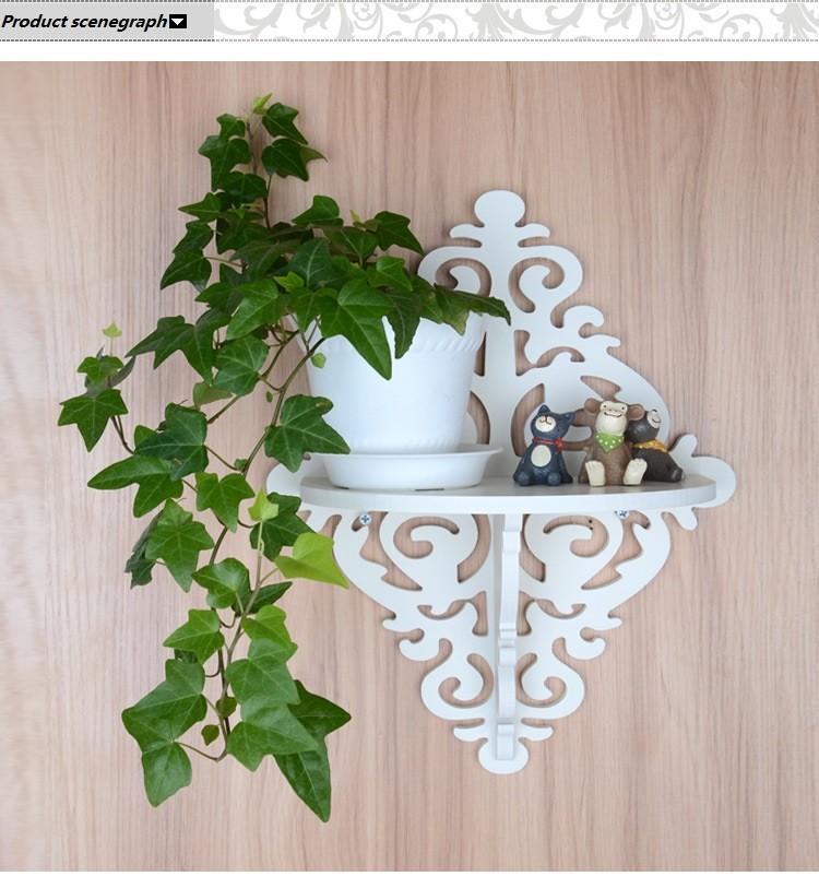 Wall Creative Modern Mount Plant Shelf Storage Rack For Home Office Space Living