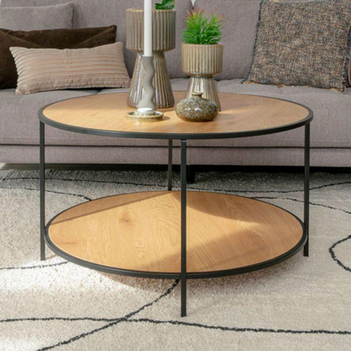 Vita canapébord tablette 1 chêne décor.